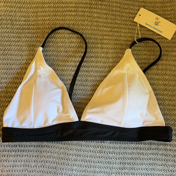 Black and white high waist bikini - Picture 2 of 6